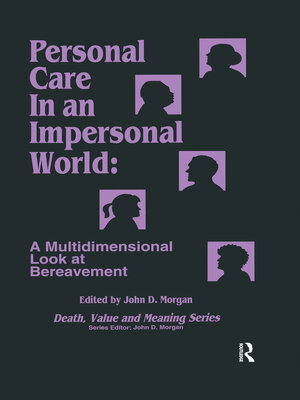 cover image of Personal Care in an Impersonal World